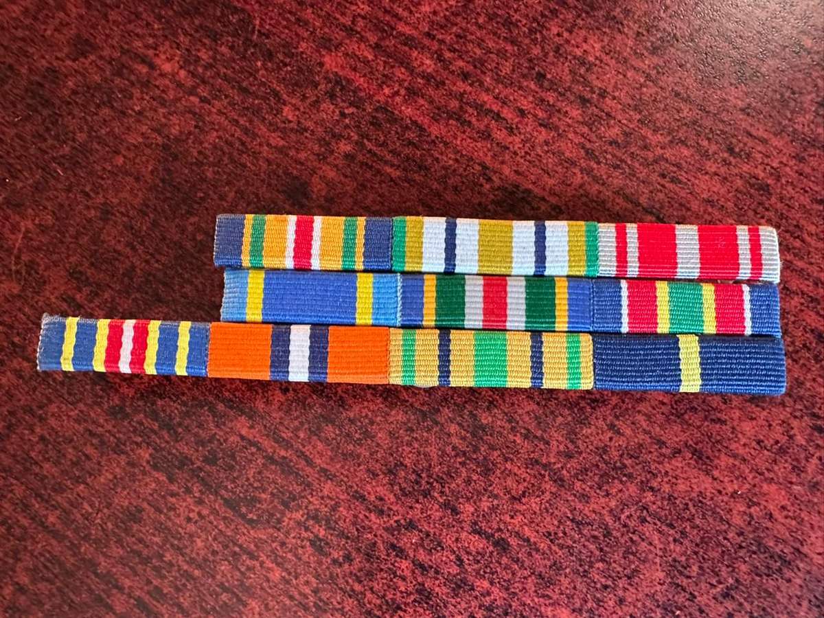 POLICE FULL SIZE MEDAL RIBBON BARS