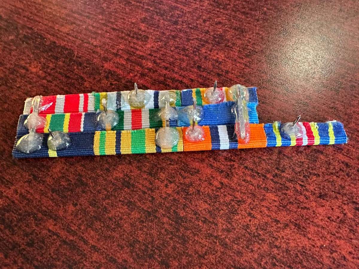 POLICE FULL SIZE MEDAL RIBBON BARS