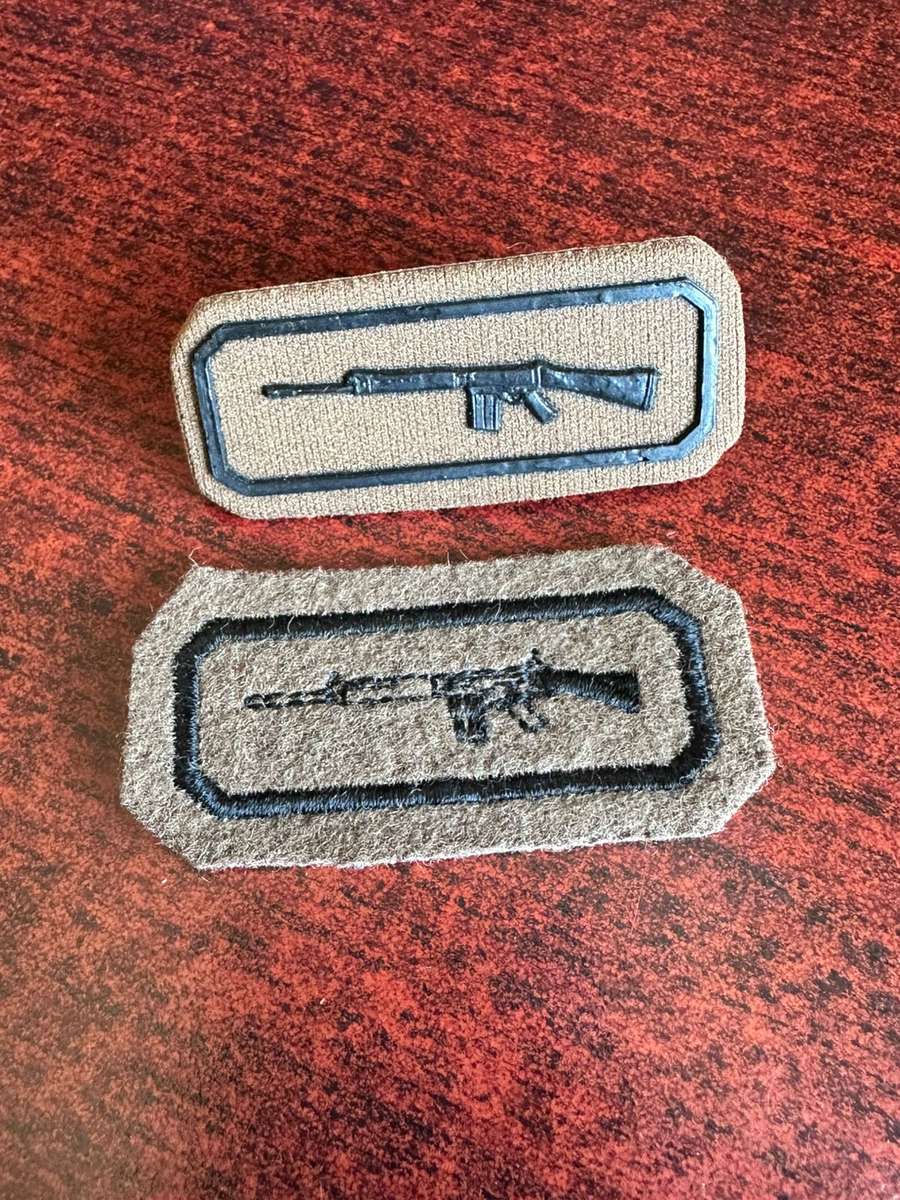 SADF MARKSMAN BADGES FOR FIELD DRESS