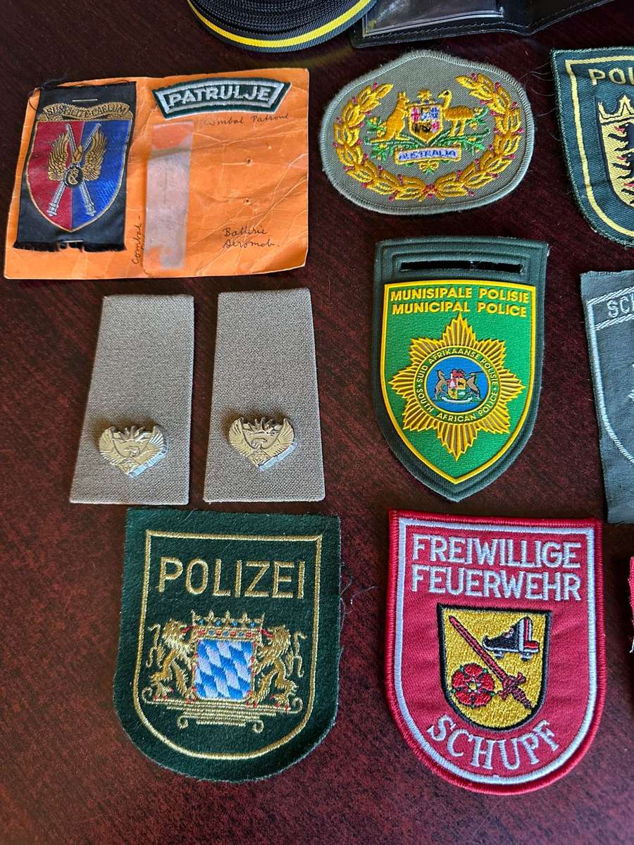Mixed police and military lot - sold together