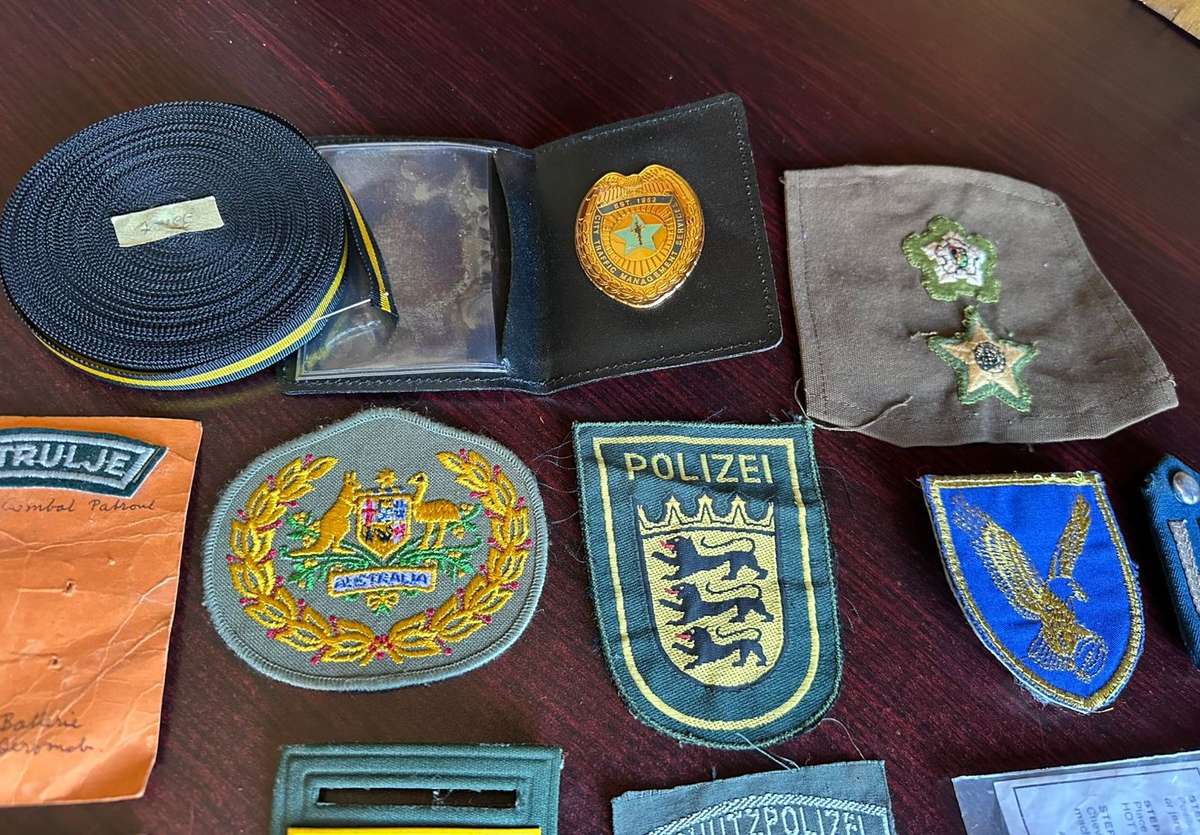 Mixed police and military lot - sold together