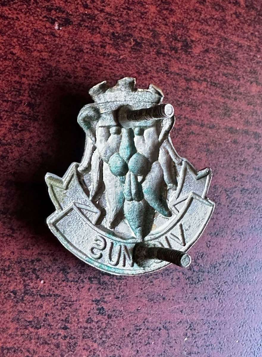 2 SA CAPE CORPS BATTALION CAP BADGE-APPROVED IN 1987- 2X SCREW LUGS