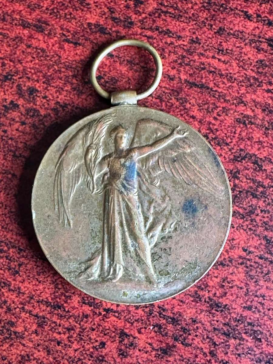 WW1 VICTORY MEDAL-AWARDED TO 154668 GNR. S.J. BELL R.A.