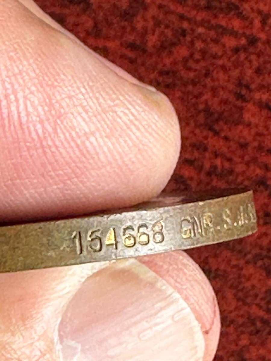 WW1 VICTORY MEDAL-AWARDED TO 154668 GNR. S.J. BELL R.A.