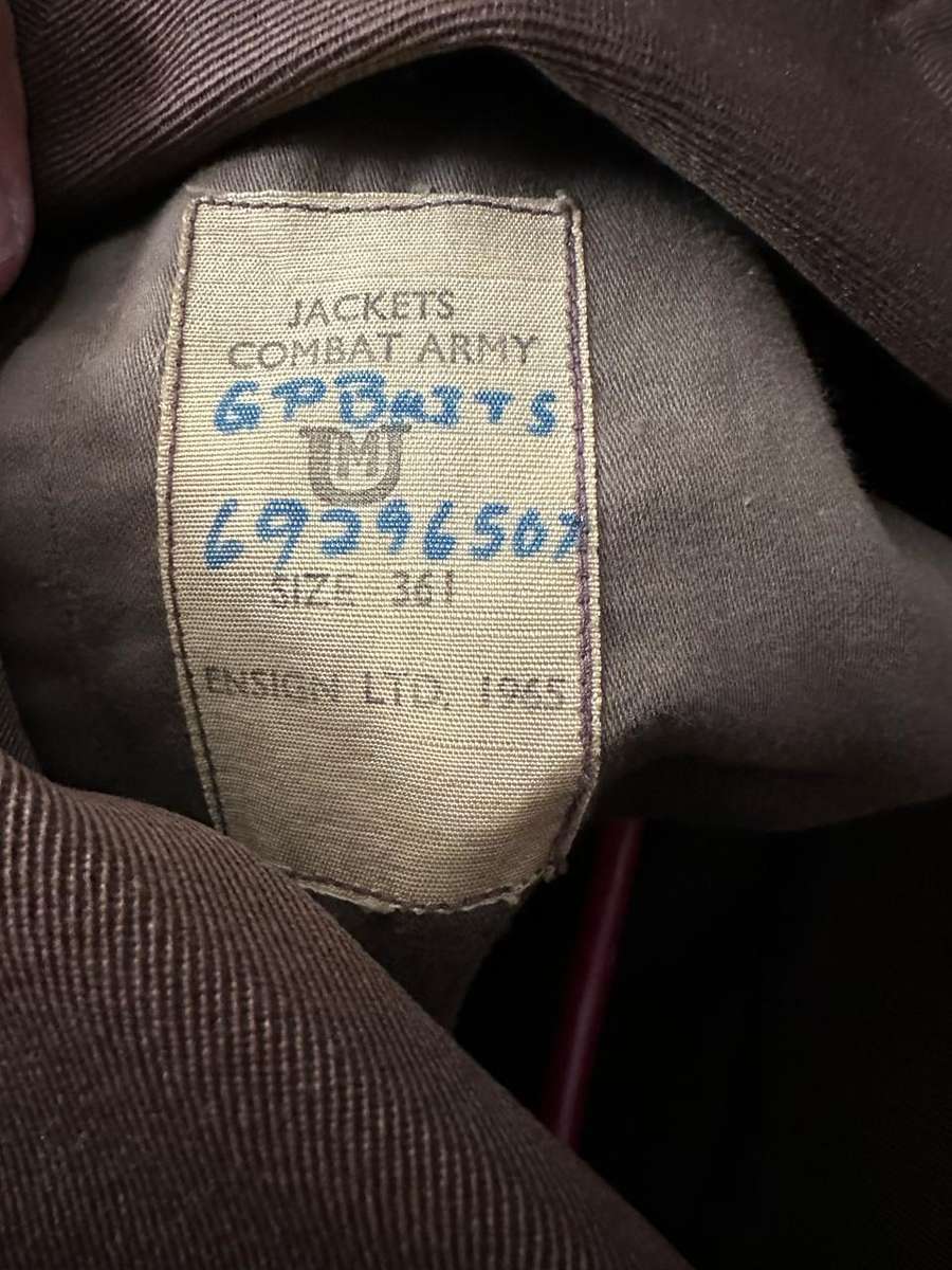 SA UNION PERIOD BUNNY JACKET,SIZE MEDIUM-MEASURES 49CM ARMPIT TO ARMPIT-LABELLED AND DATED 1965-SOLD