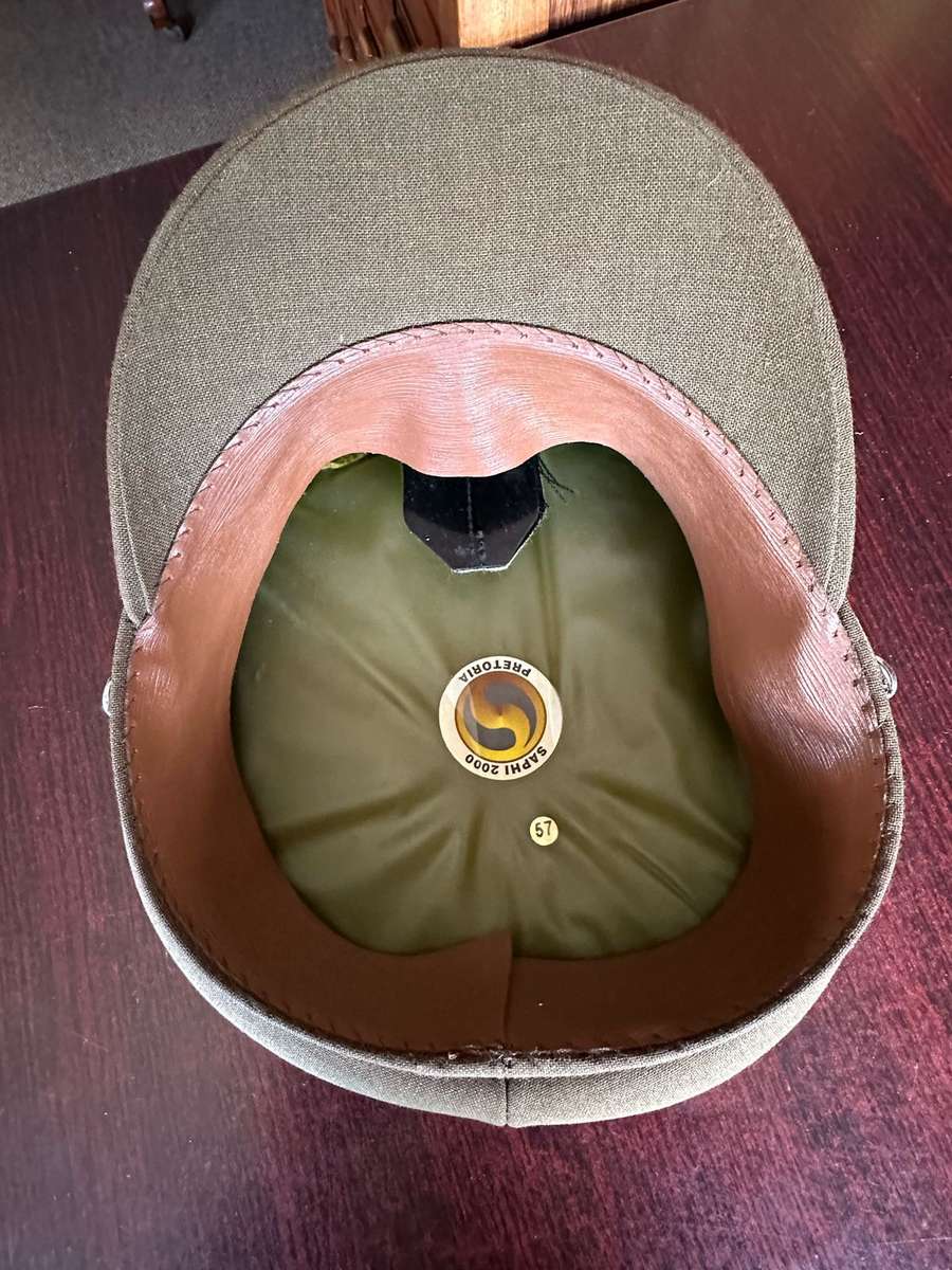 CORPS OF PROFESSIONAL OFFICERS PEAKED CAP -APPROVED 1978-SIZE 57-GOOD CONDITION