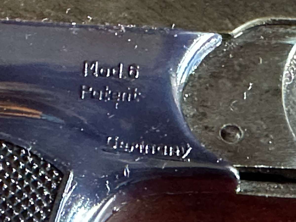 6 MM GAS,STARTER PISTOL-SOLD AS IS E.M.G.E. MOD 6 MADE IN GERMANY