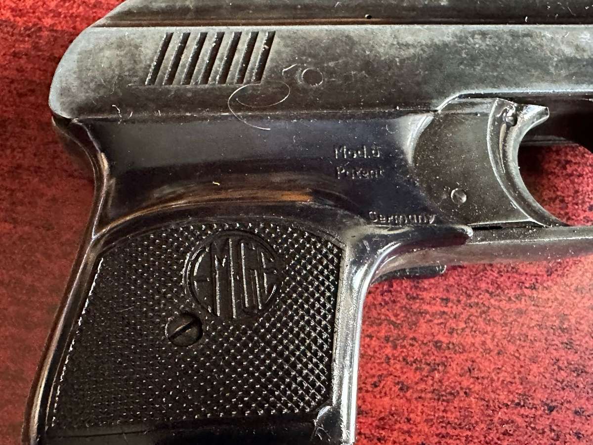 6 MM GAS,STARTER PISTOL-SOLD AS IS E.M.G.E. MOD 6 MADE IN GERMANY