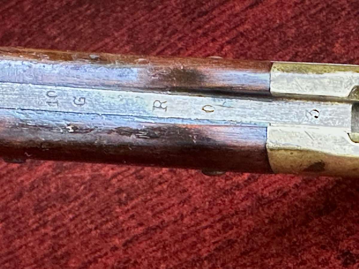 FRENCH 1874 YATAGHAN BAYONET WITH T-FORM BLADE-METAL SCABBARD -THIS BAYONET IS STILL IN OVERALL GOOD