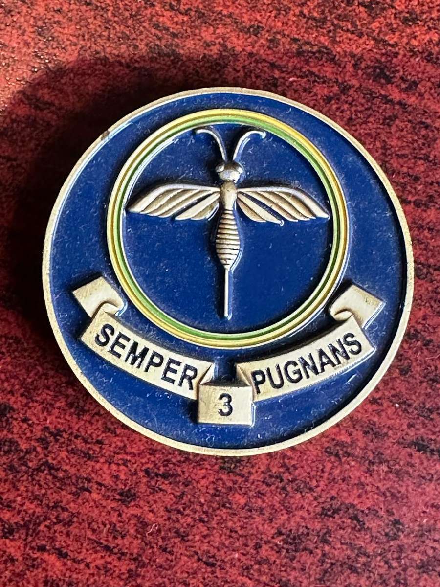 3 SQUADRON (MIRAGE F1 CZ)CHALLENGE COIN NO 077-DATED 2017