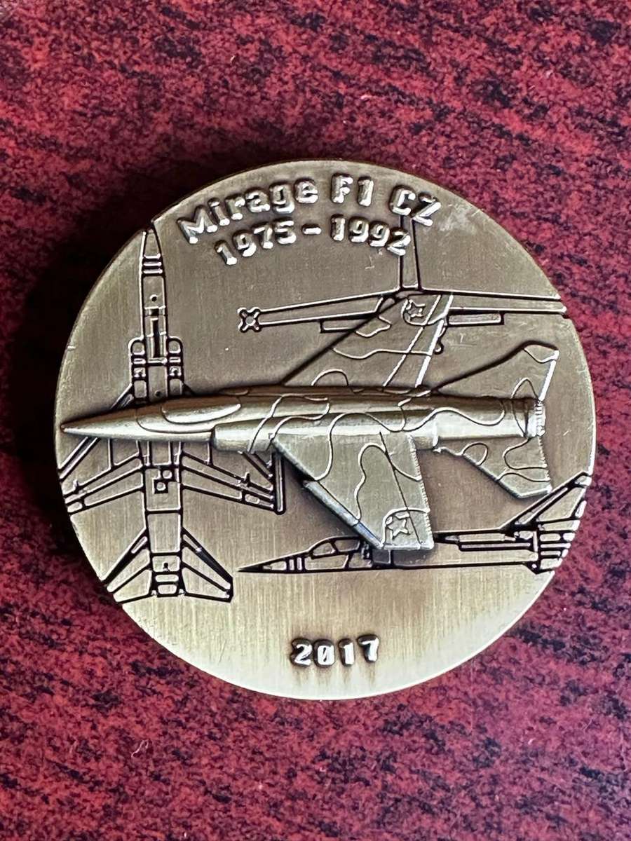 3 SQUADRON (MIRAGE F1 CZ)CHALLENGE COIN NO 077-DATED 2017