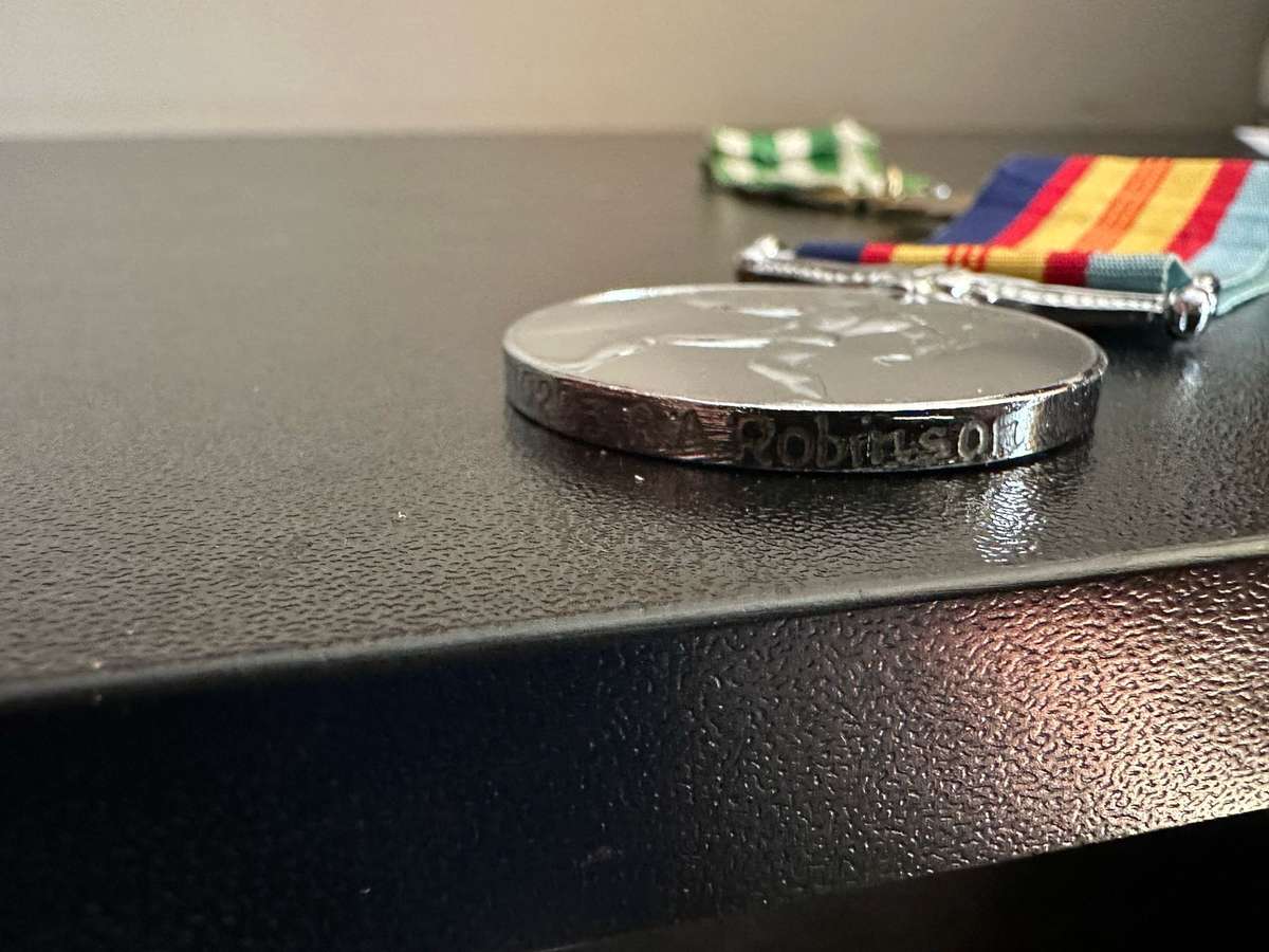 AUSTRALIAN VIETNAM MEDAL(NICKAL-SILVER) AND SOUTH VIETNAM CAMPAIGN MEDAL 1964-BOTH AWARDED TO 671022