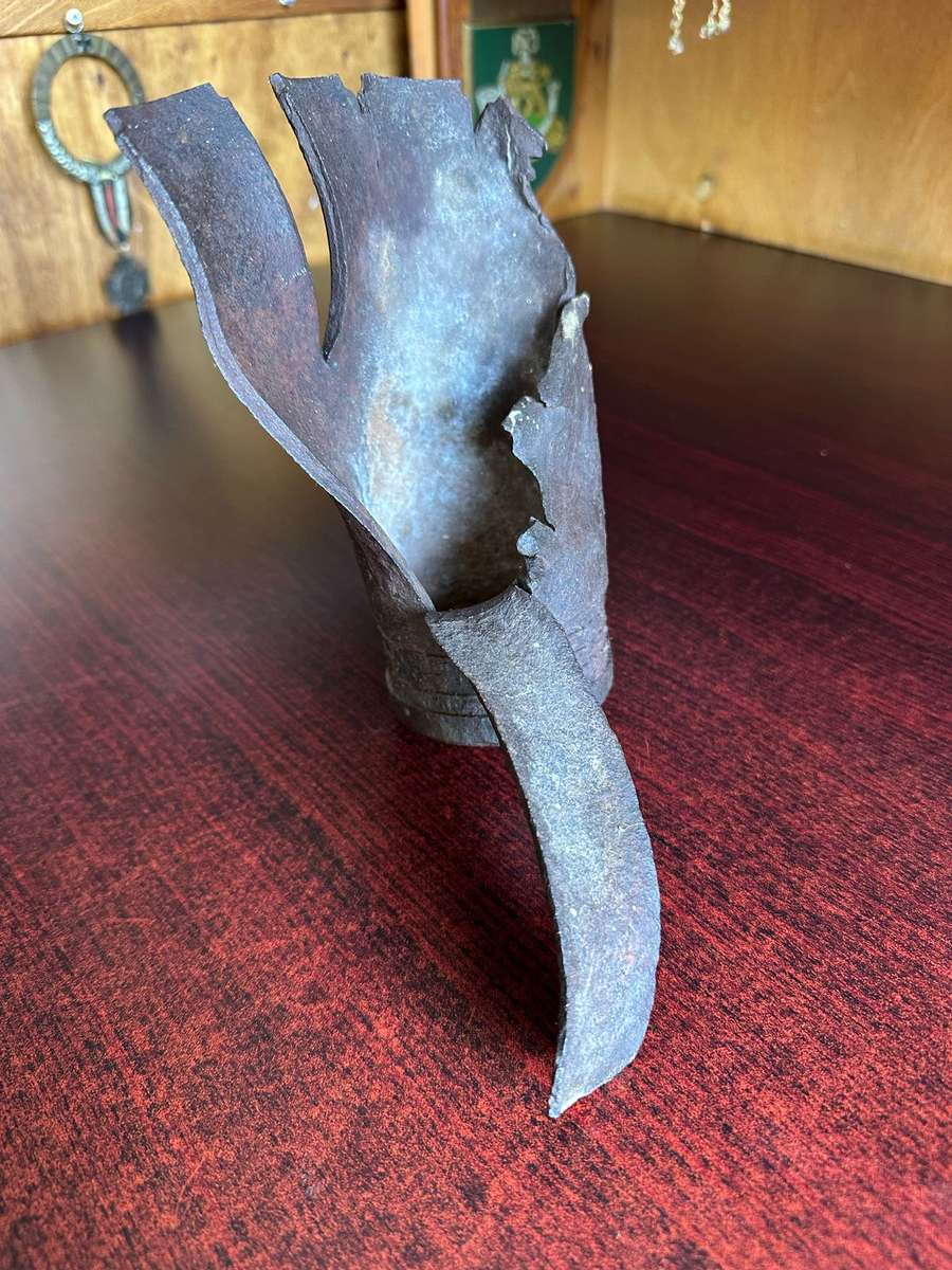 BOER WAR- 15 ROUND BRITISH FIELD GUN SPEND ROUND-HEIGHT 19 CM