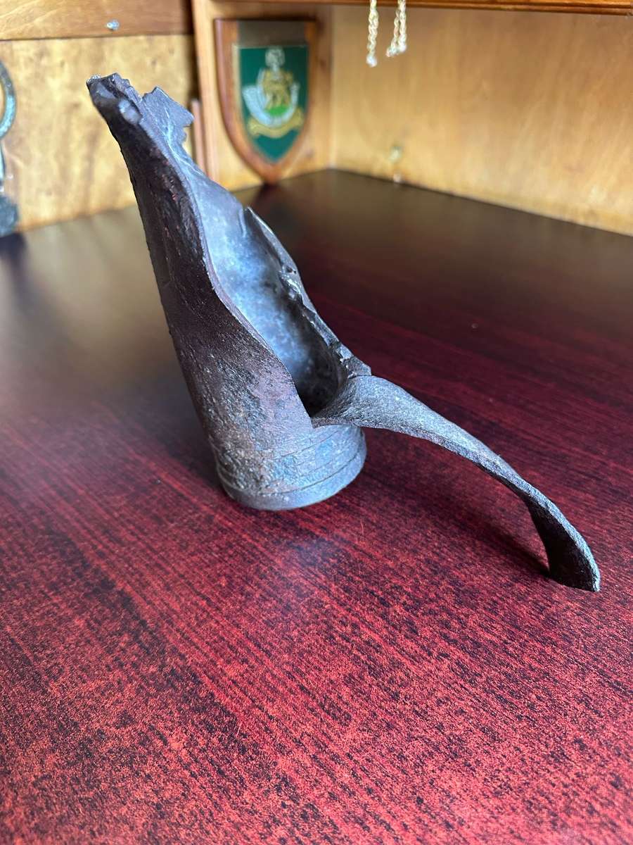 BOER WAR- 15 ROUND BRITISH FIELD GUN SPEND ROUND-HEIGHT 19 CM