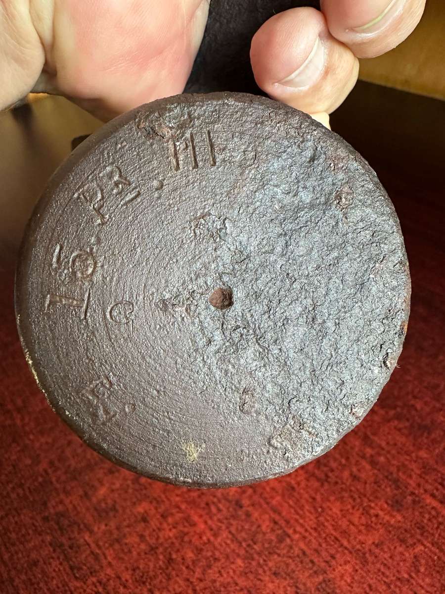 BOER WAR- 15 ROUND BRITISH FIELD GUN SPEND ROUND-HEIGHT 19 CM