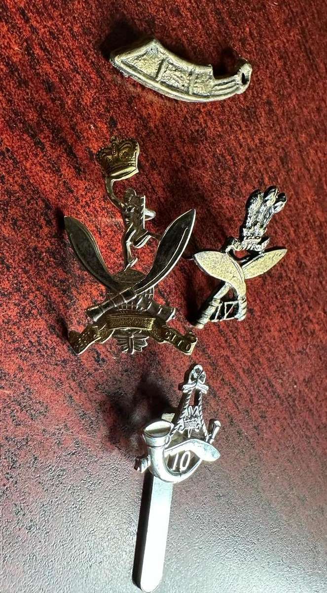 SELECTION OF 4 GURKHA BADGES- SOLD TOGETHER