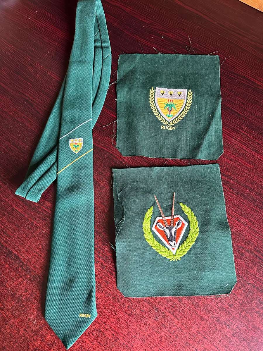 SWA SECTOR 40 RUGBY BLAZER BADGE AND TIE-SOLD WITH SWA BLAZER BADGE
