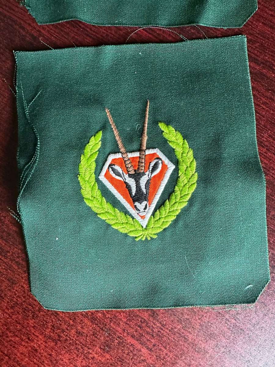 SWA SECTOR 40 RUGBY BLAZER BADGE AND TIE-SOLD WITH SWA BLAZER BADGE