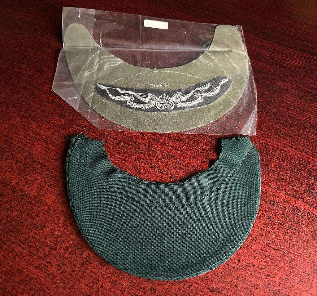 SWA HIGH RANKING OFFICERS,PEAKED CAP VISORS