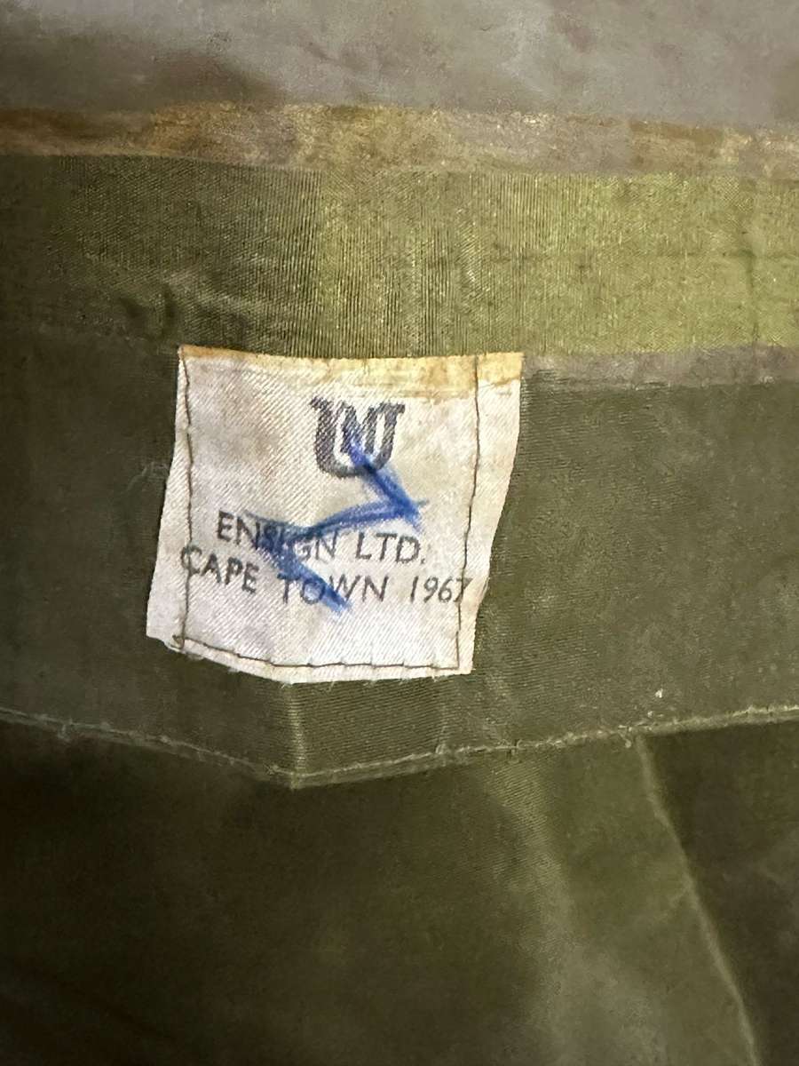RHODESIAN PONCHO,LABELLED AND DATED 1967-VERY GOOD CONDITION
