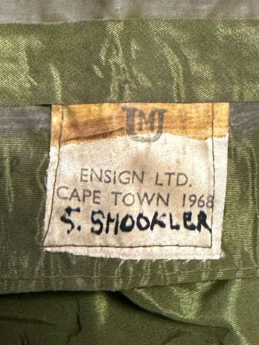 RHODESIAN PONCHO,LABELLED AND DATED 1968-GOOD CONDITION