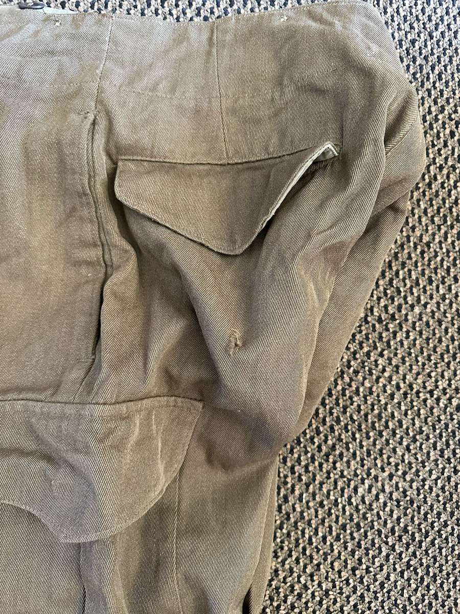 100 % WOOL BUNNY JACKET SIZE 380-MEASURES 50 CM ARMPIT TO ARMPIT-LABELLED AND DATED 1969-SOME DAMAGE