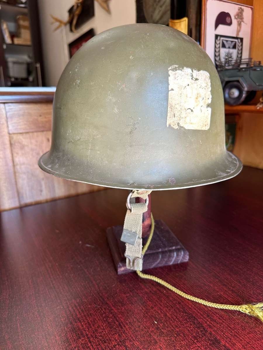 SADF PERIOD "STAALDAK" COMPLETE WITH CHIN STRAP AND MOSDOP