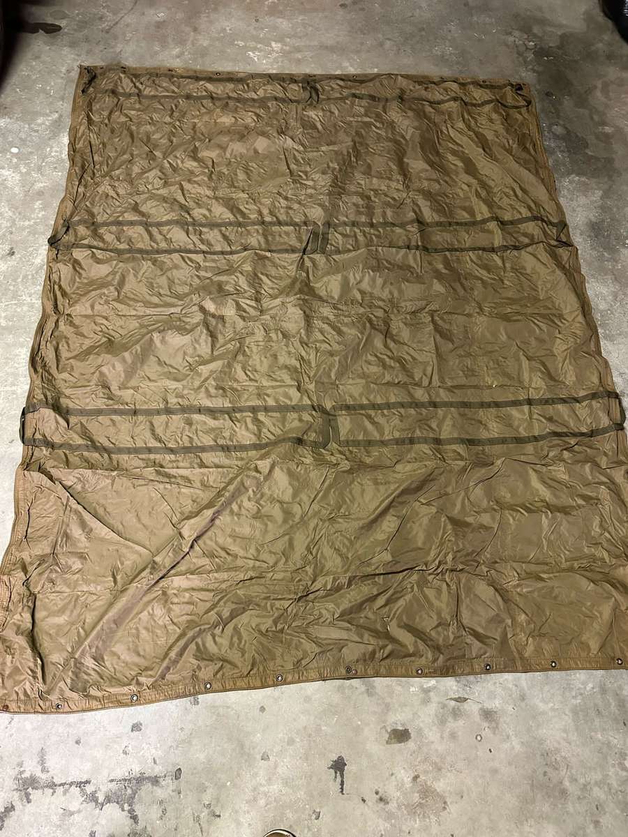 SADF PERIOD GROUND SHEET/ COVER- MEASURES 220 X 180 CM