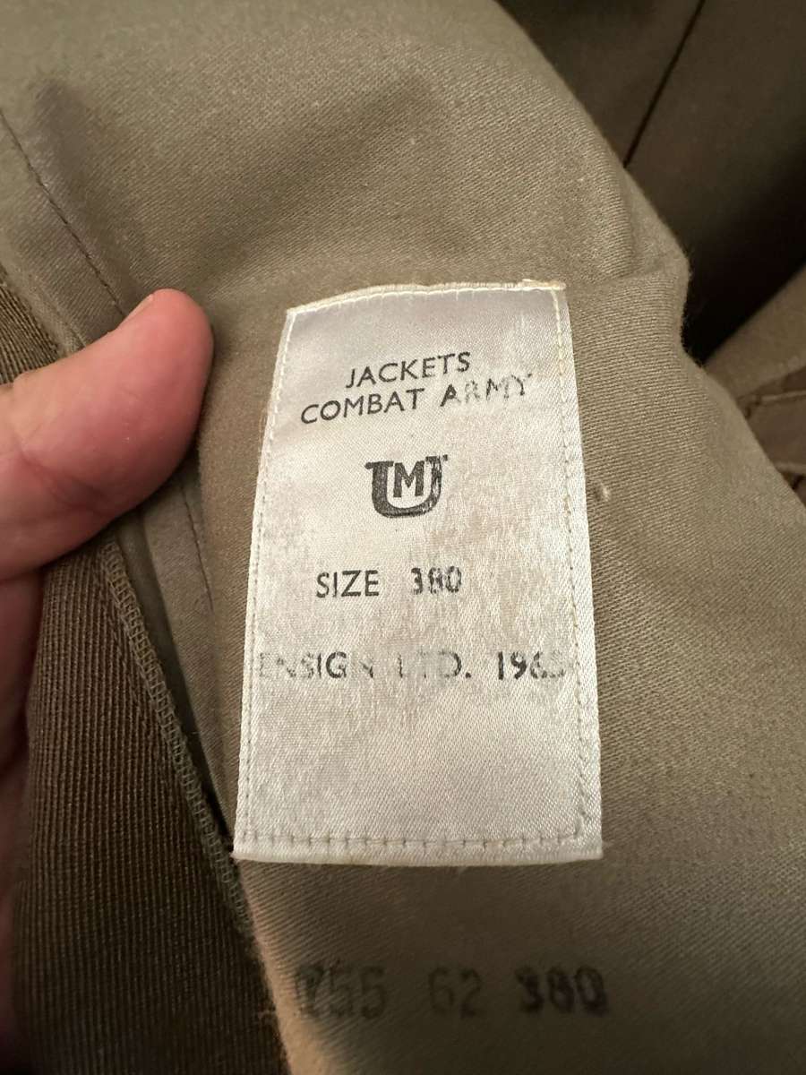 BUNNY JACKET UNIFORM-LABELLED-SIZE 380-MEASURES 44CM ARMPIT TO ARMPIT-TROUSERS SIZE 340 (32) PIPE LE