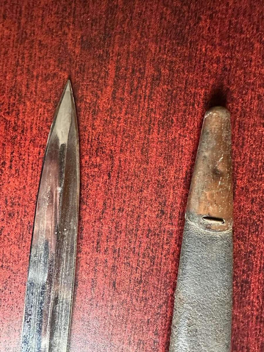 BOER WAR BRITISH 1888 MK. 1 PATTERN BAYONET FOR LEE ENFIELD RIFLE-MADE BY WILKINSON LONDON-OVERALL G