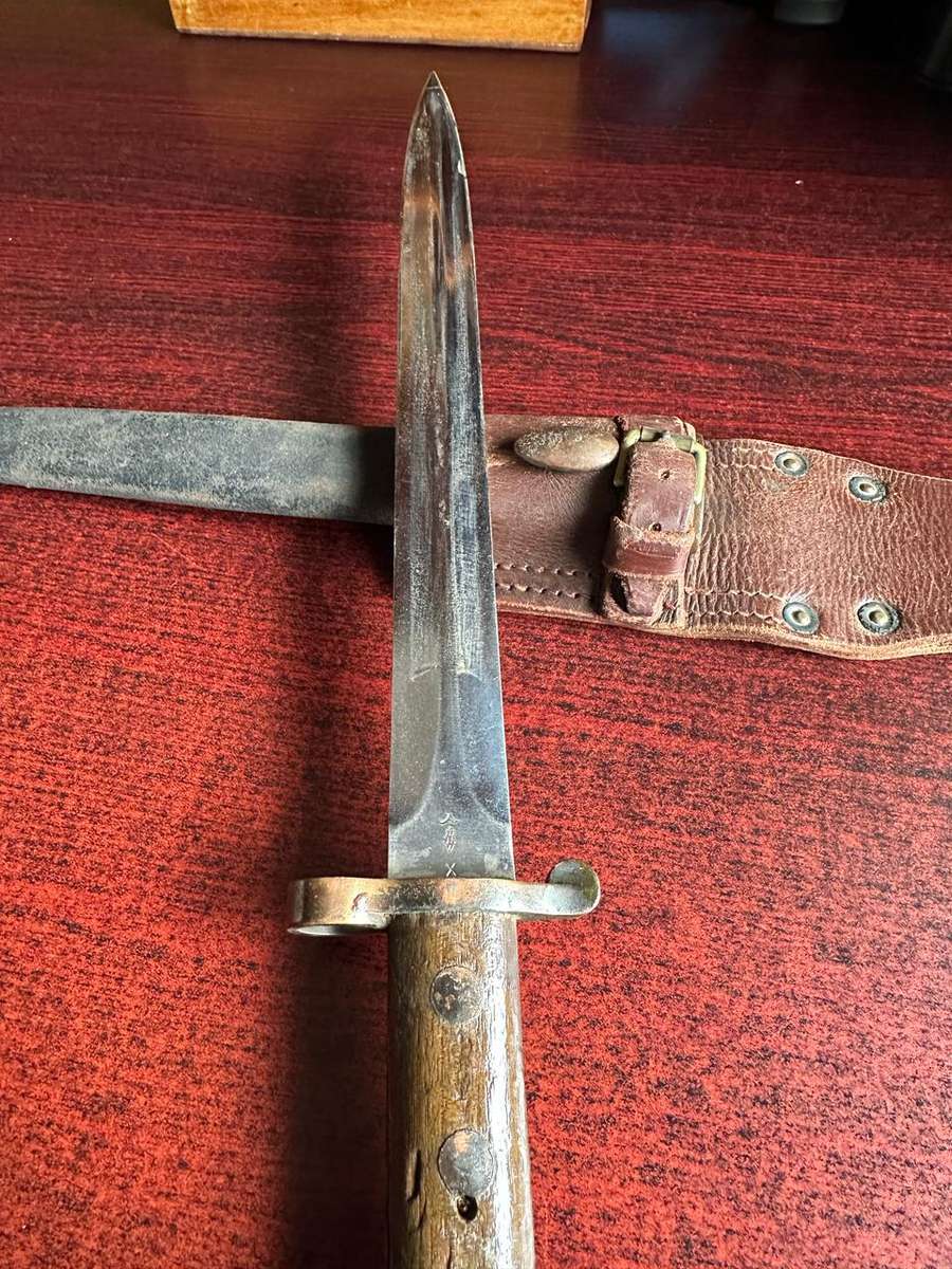 BOER WAR BRITISH 1888 MK. 1 PATTERN BAYONET FOR LEE ENFIELD RIFLE-MADE BY WILKINSON LONDON-OVERALL G