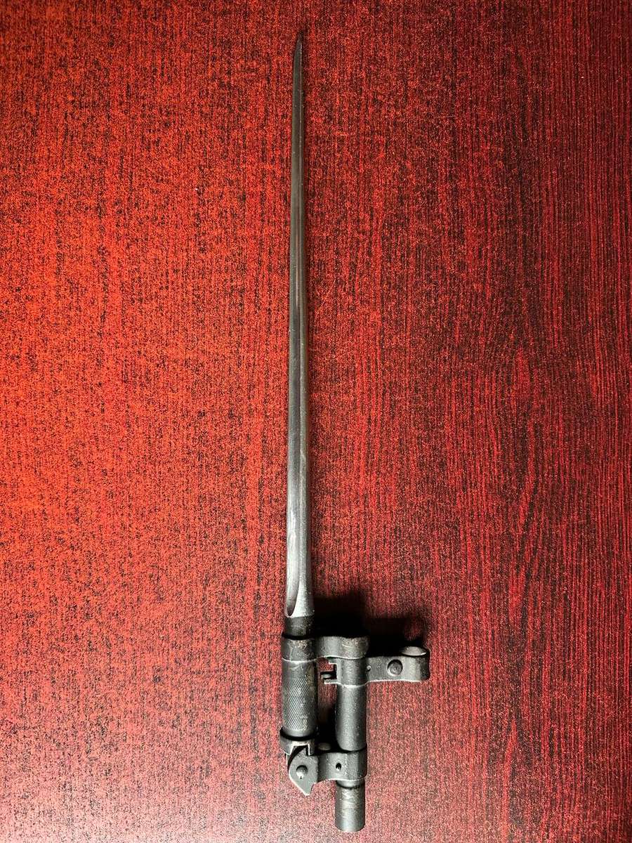 CHINESE CRUCIFORM STYLE FOLDING SPIKE BAYONET FOR THE TYPE 56 CARBINE (SKS45) OVERALL LENGTH ON THE