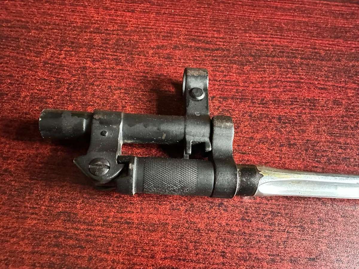 CHINESE CRUCIFORM STYLE FOLDING SPIKE BAYONET FOR THE TYPE 56 CARBINE (SKS45) OVERALL LENGTH ON THE