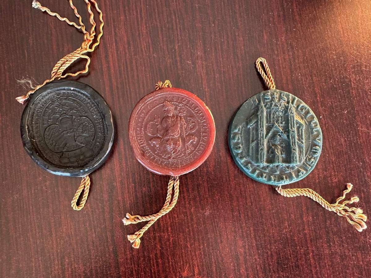 Wax seals. German