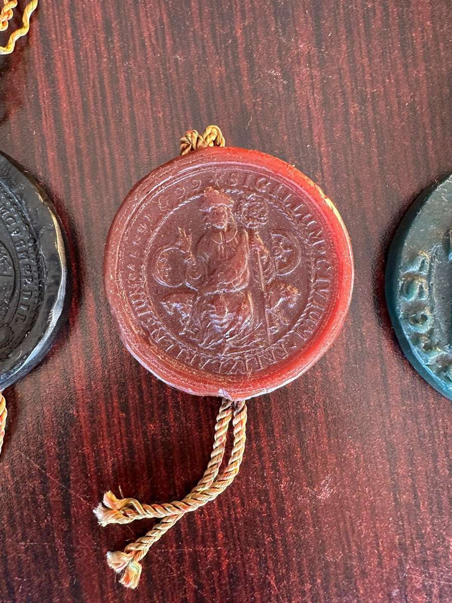 Wax seals. German