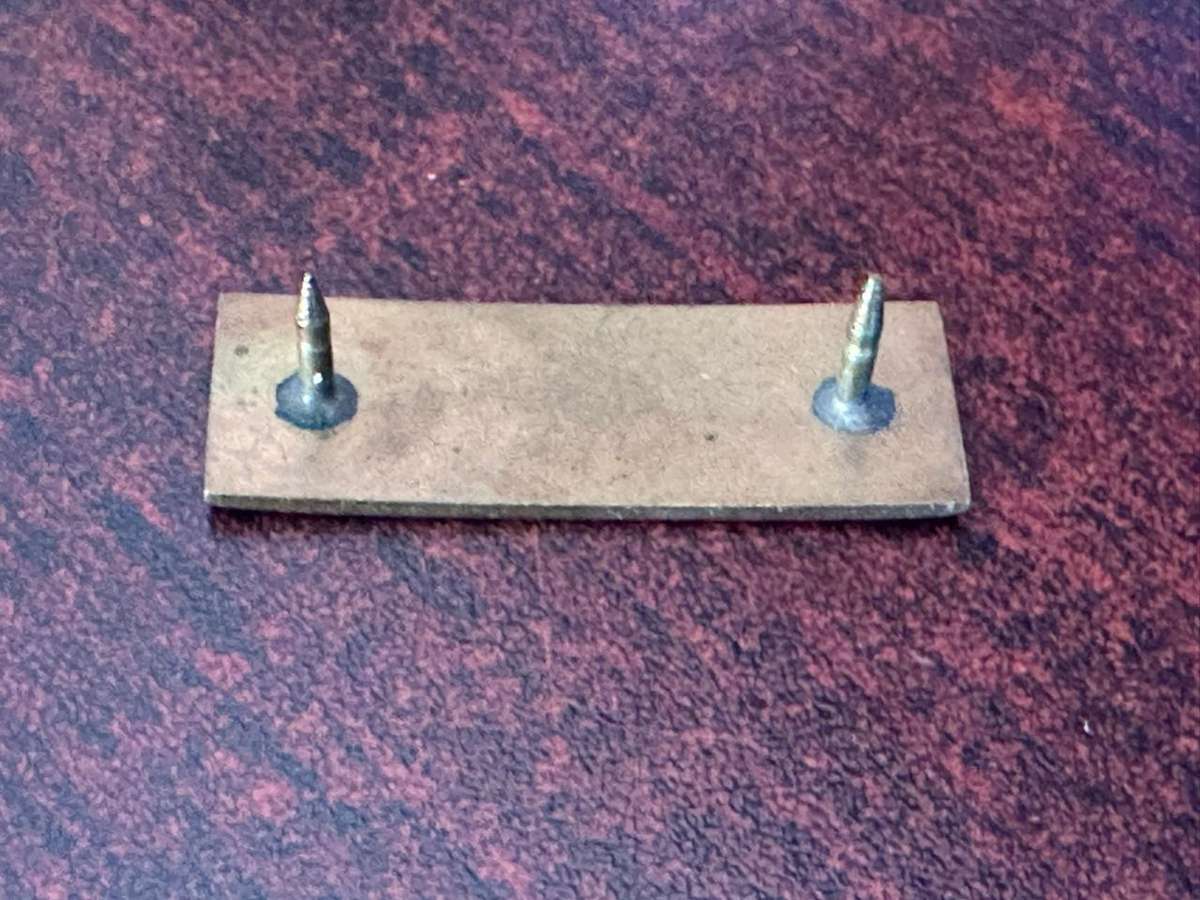 SA Infantry corps beret bar. First type. Black- Green. 2 pins