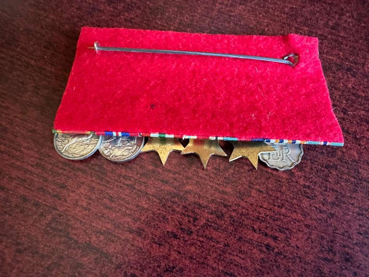 Miniature medal group, mounted