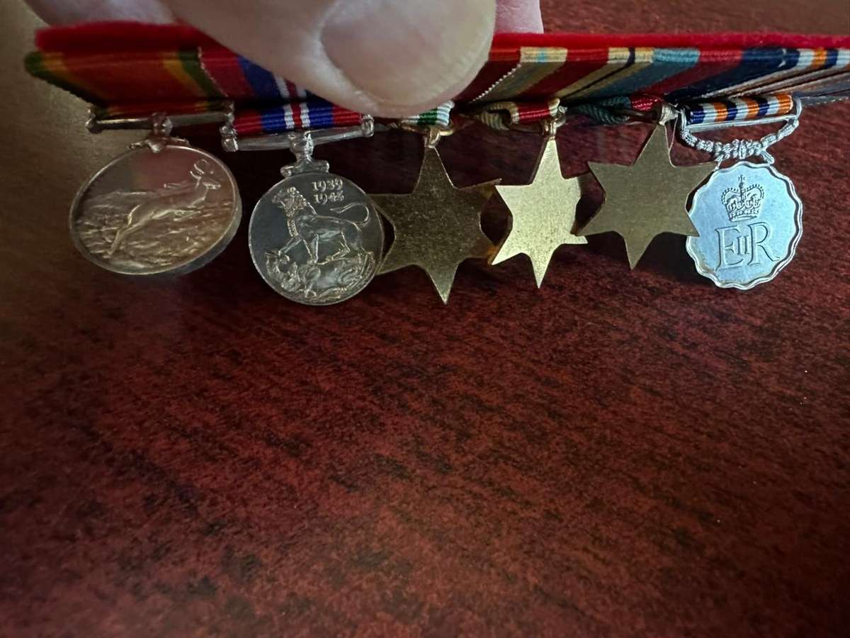 Miniature medal group, mounted