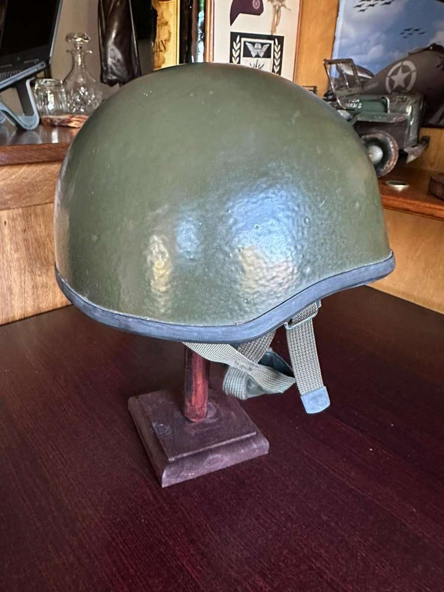 SA M86 para helmet. These helmets were exactly the same as the M83, but the chin strap has quick rel