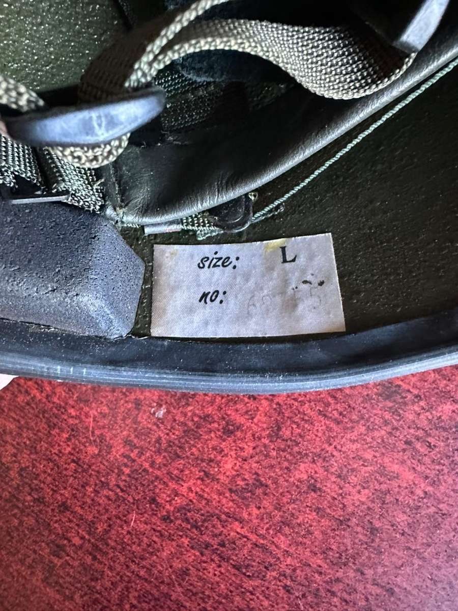 SA M86 para helmet. These helmets were exactly the same as the M83, but the chin strap has quick rel