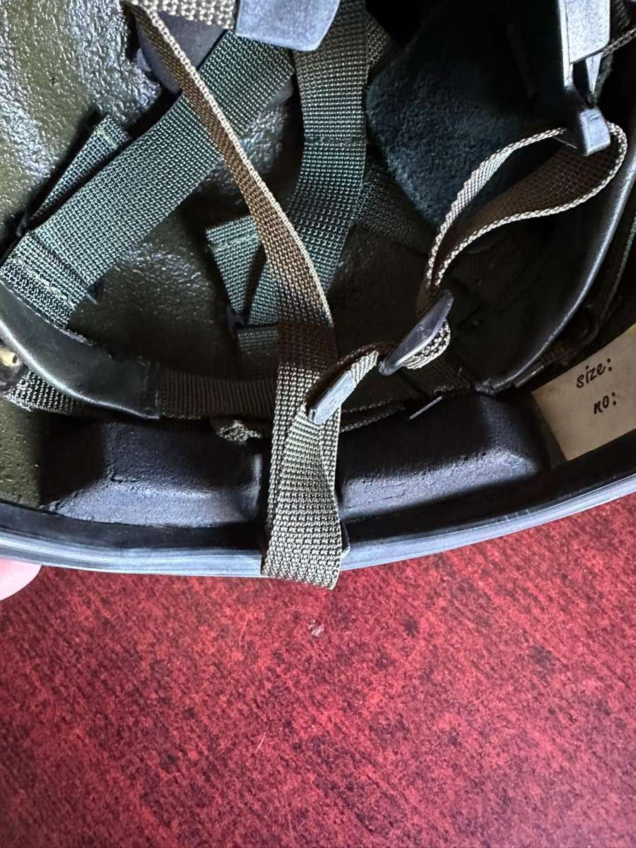 SA M86 para helmet. These helmets were exactly the same as the M83, but the chin strap has quick rel