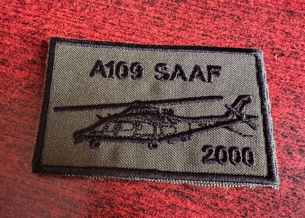 SAAF A109 flight patch. 2000 Hours