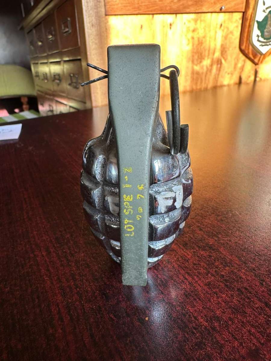 American MK 2 A1 hand grenade. In service from 1918-1969. War replaced with the M33 series in 1969.