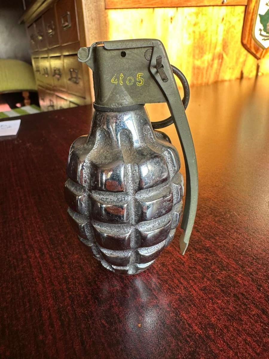 American MK 2 A1 hand grenade. In service from 1918-1969. War replaced with the M33 series in 1969.