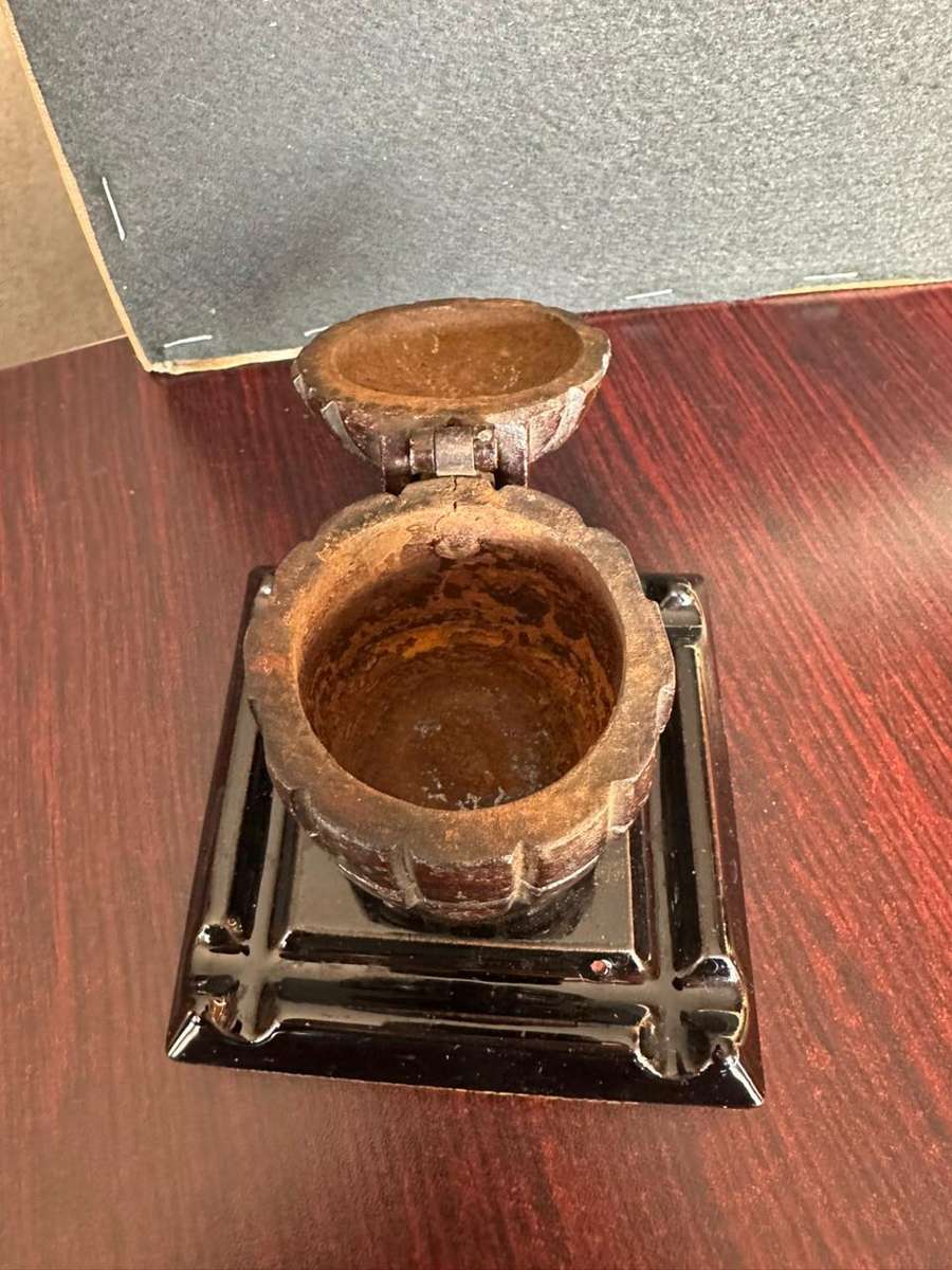 British Mills hand grenade. Made into an ashtray.