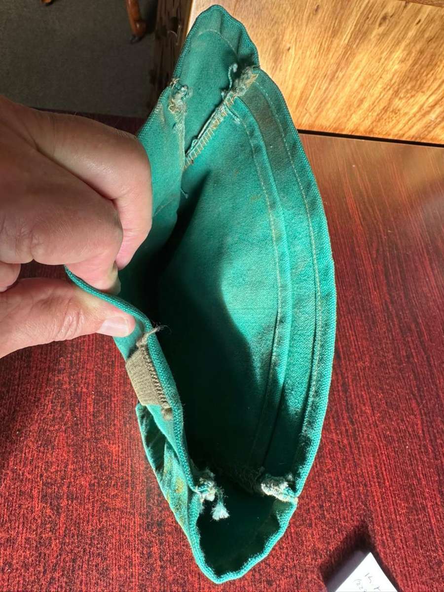 Rhodesian ditty bag. Original period item, hand painted. Measures 26x23 cm.