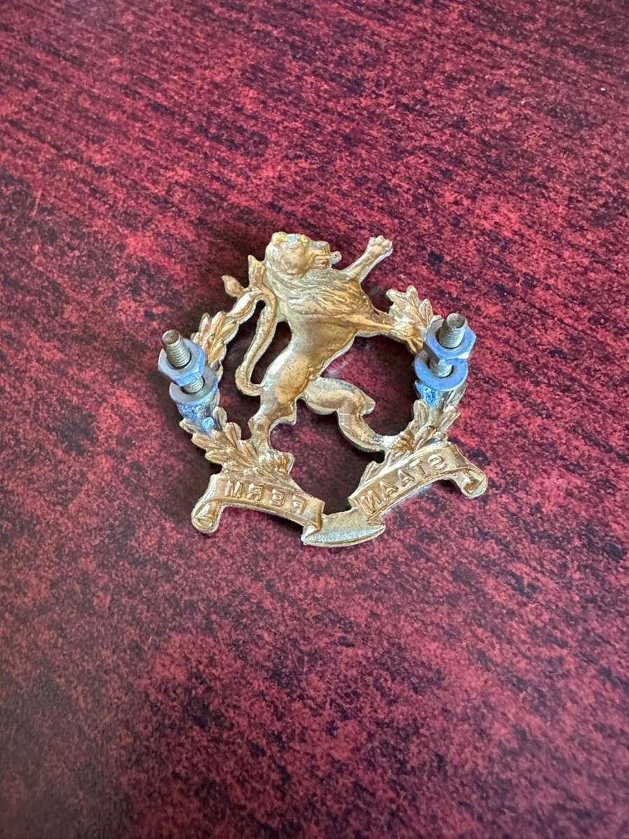 Regt. highveld cap badge. Worn from 1960. 2 x Screw lugs.