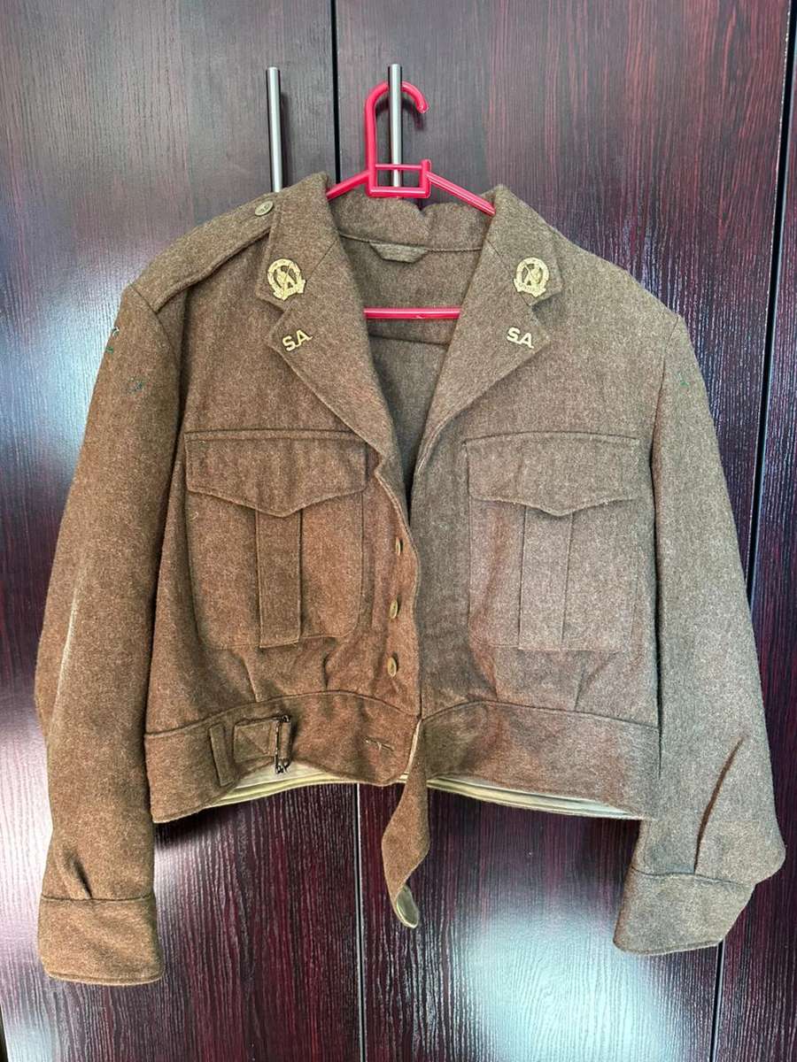 SA Bunny jacket, in very good condition with no damage or holes. Material wool. Labelled and dated 1