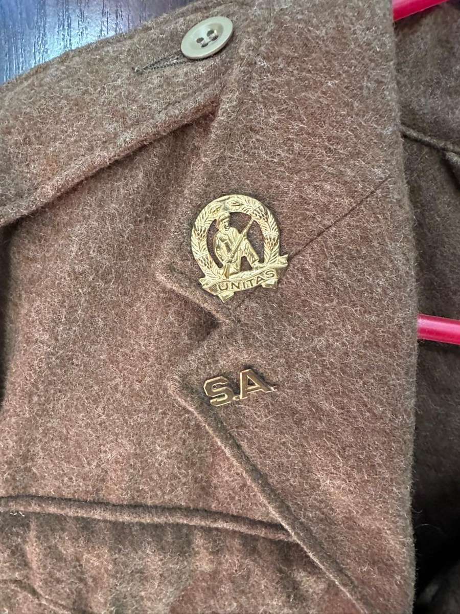 SA Bunny jacket, in very good condition with no damage or holes. Material wool. Labelled and dated 1