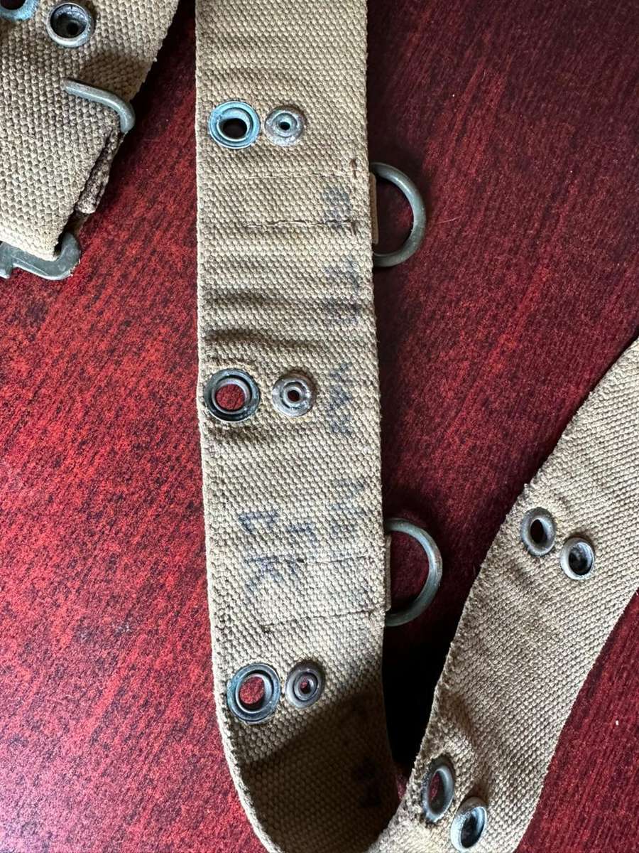 SADF pattern 73 webbing belt,also used by Koevoet. Extended length 84 cm.